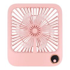 GS Stolni ventilator, W30, s podesivim postoljem, roza