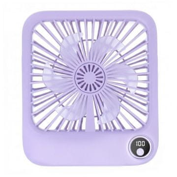 GS Stolni ventilator, W30, s podesivim postoljem, ljubičasti