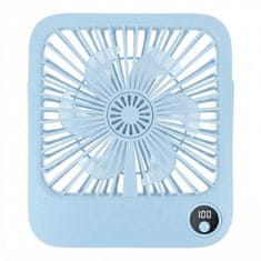 GS Stolni ventilator, W30, s podesivim postoljem, plavi