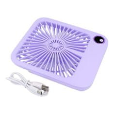 GS Stolni ventilator, W30, s podesivim postoljem, ljubičasti
