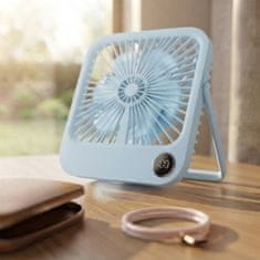 GS Stolni ventilator, W30, s podesivim postoljem, plavi