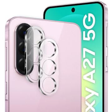 Overboard Kaljeno staklo za kameru za Samsung Galaxy A27 5G, , za cijeli otok, prozirno (2 kom.)