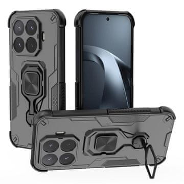 GS Futrola za Xiaomi 17T, prsten za stalak, crna