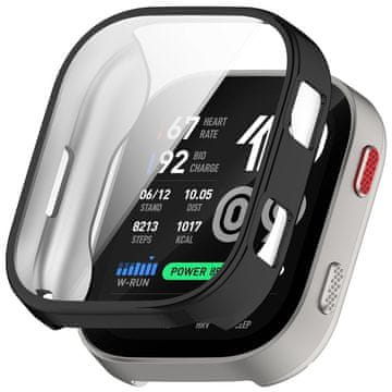 GS 2-u-1 futrola sa zaštitnom folijom za ekran za Amazfit Bip Max, crna
