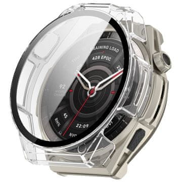 GS 2u1 Futrola + Kaljeno Staklo za Amazfit Balance Ultra, Prozirna