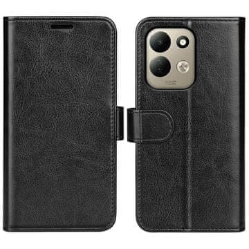 GS Preklopna futrola za Xiaomi Redmi 17 4G/5G, novčanik Crazy Horse, crna