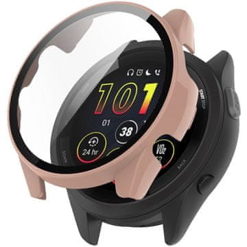 GS 2u1 futrola + kaljeno staklo za Garmin Forerunner 265, roza