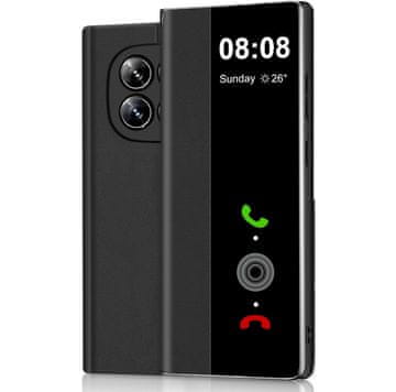GS Preklopna futrola za Xiaomi Redmi Note 15 5G / Poco M8 5G, bočni pogled, crna