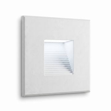 D&R Bijela LED rasvjeta za stepenice 230V Aluminij | 6000k-Hladno |