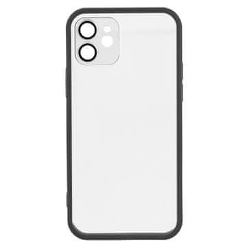 FIN Futrola za iPhone 12 W393 PROZIRNA S CRNOM