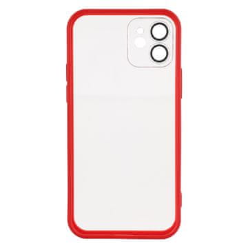 FIN Futrola za iPhone 12 W393 PROZIRNA S CRVENOM