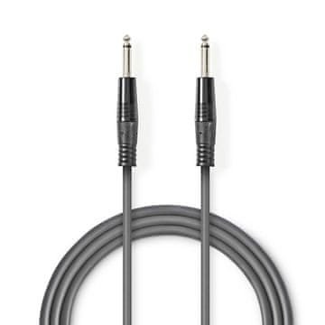 Nedis Mono audio kabel 6 35 mm muški 6 35 mm muški Niklani 1 50 m Okrugli PVC