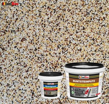Mosaic Gips Set Mosaikputz BP50 15 kg + Quartz Primer Quarzgrund 1,5 kg