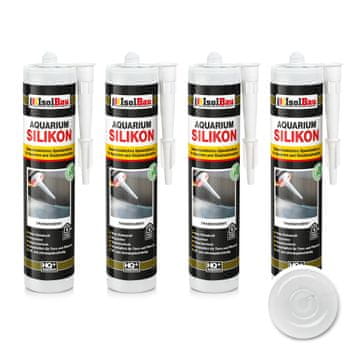 IsolBau prozirni silikon za akvarij 4 x 300ml