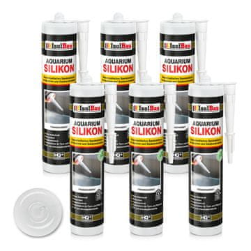 IsolBau prozirni silikon za akvarij 6 x 300ml