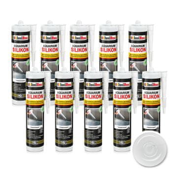 IsolBau prozirni silikon za akvarij 10 x 300ml