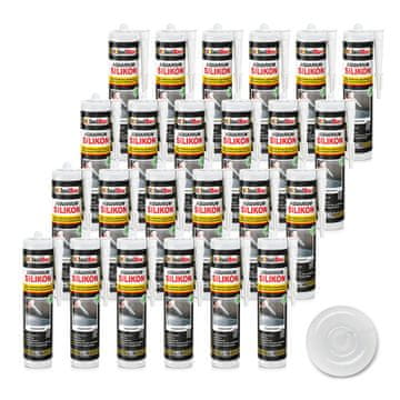 IsolBau prozirni silikon za akvarij 24 x 300 ml