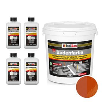IsolBau 2K smolasta podna boja za beton Bodenbeschichtung 25 kg cigla crvena
