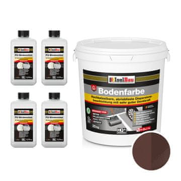 IsolBau 2K Resin boja za betonske podove 25 kg smeđa