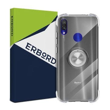 GS Silikonska futrola za Xiaomi Redmi 7 s prstenom za zračni jastuk, siva