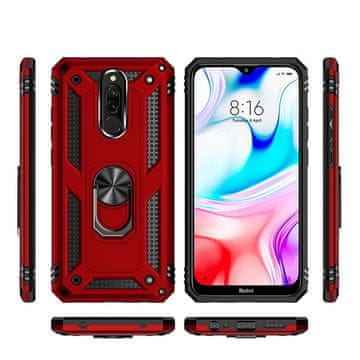 Overboard Oklopna futrola za Xiaomi Redmi 8 / 8A, Nox Case Ring, crvena