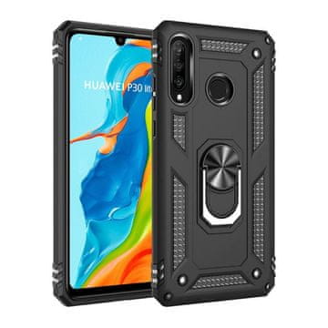 GS Oklopna futrola za Huawei P30 Lite, Nox Case Ring, crna