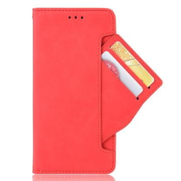 Overboard Preklopna futrola za Xiaomi Redmi Note 9, utor za karticu, crvena