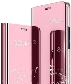 GS Prozirna maskica za Huawei Y6P, ružičasto zlatna