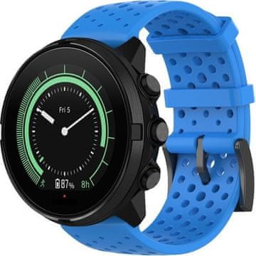 GS Silikonski remen za Suunto 9 24 mm - plavi