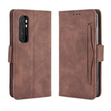 GS Preklopna futrola za Xiaomi Mi Note 10 Lite, utor za karticu, smeđa