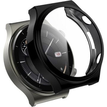 Overboard 2u1 futrola sa zaštitnom folijom za Huawei Watch GT 2 Pro, crna