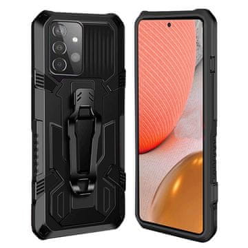Overboard Hibridna futrola s Kickstandom za Samsung Galaxy A72 5G / A72 LTE, crna