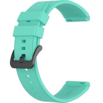 GS Univerzalni silikonski remen 22 mm, tirkizna boja