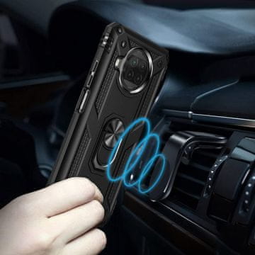Overboard Oklopna futrola za Xiaomi Mi 10T Lite, Nox Case Ring, crna