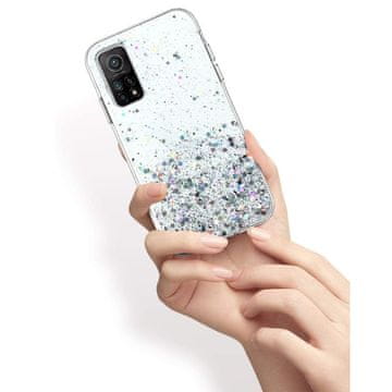 Overboard Futrola za Xiaomi Mi 10T 5G / Mi 10T Pro 5G, svjetlucava, prozirna