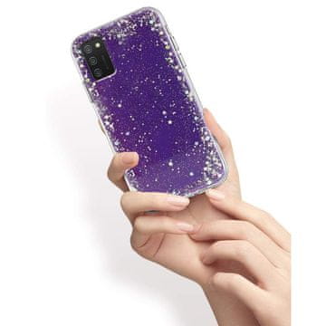 Overboard Futrola s glitterom za Samsung Galaxy A02s, ljubičasta