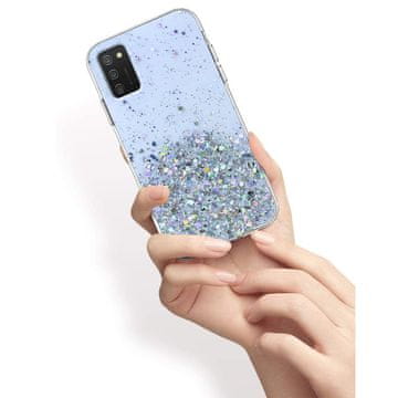 Overboard Futrola s svjetlucavim efektom za Samsung Galaxy A02s, plava