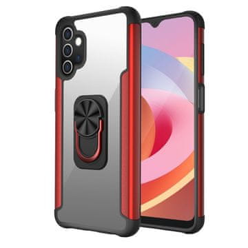 Overboard Hibridna Kickstand prstenasta maskica za Samsung Galaxy A32 5G, crvena