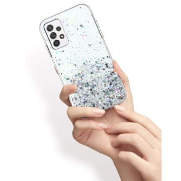 Overboard Futrola za Samsung Galaxy A53 5G, svjetlucava, prozirna