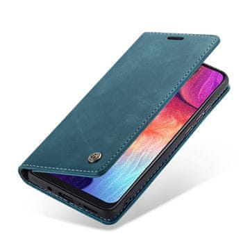 CaseMe za Samsung Galaxy A50/A50S/A30S, kožna futrola-novčanik, plava