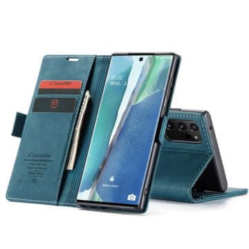 CaseMe futrola za Samsung Galaxy Note 20 Ultra, kožna futrola-novčanik, zelena