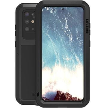 Love Mei Snažna zaštitnička maskica za Samsung Galaxy S20 Plus, crna