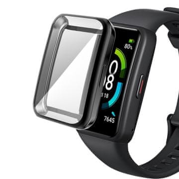 GS 2u1 futrola sa zaštitnom folijom za Huawei Band 6/7, crna