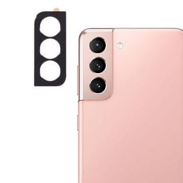 GS Metalna maska za kameru za Samsung Galaxy S21, crna