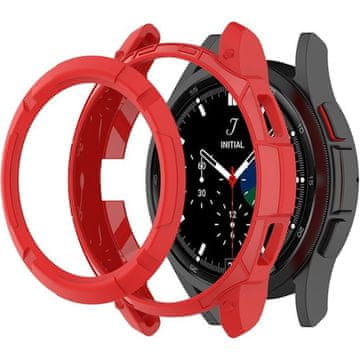GS Futrola s prstenom za okvir za Samsung Galaxy Watch4 Classic 46mm, crvena