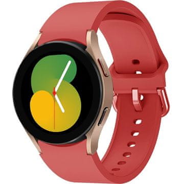 GS Silikonski remen za Samsung Galaxy Watch 4/5/6/7 40/42/43/44/45/46/47 mm, crvena