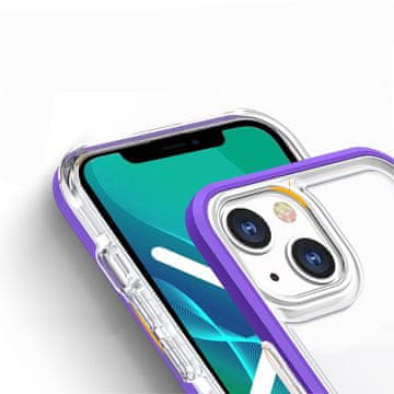 Overboard futrola za iPhone 13, hibridni okvir, ljubičasta