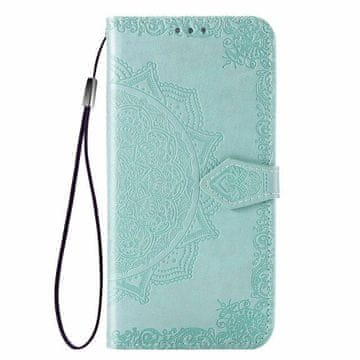 Overboard Preklopna futrola za Samsung Galaxy M52 5G, Mandala, boja mint