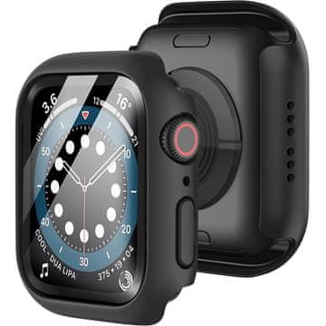GS Futrola + staklo 2 u 1 za Apple Watch 7/8/9 41 mm, crna