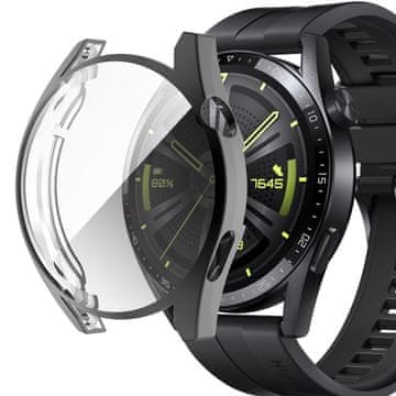 GS 2u1 futrola sa zaštitnom folijom za Huawei Watch GT 3 46 mm, crna